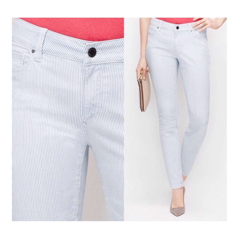Ann Taylor The Skinny Ankle Curvy Fit Denim Jean